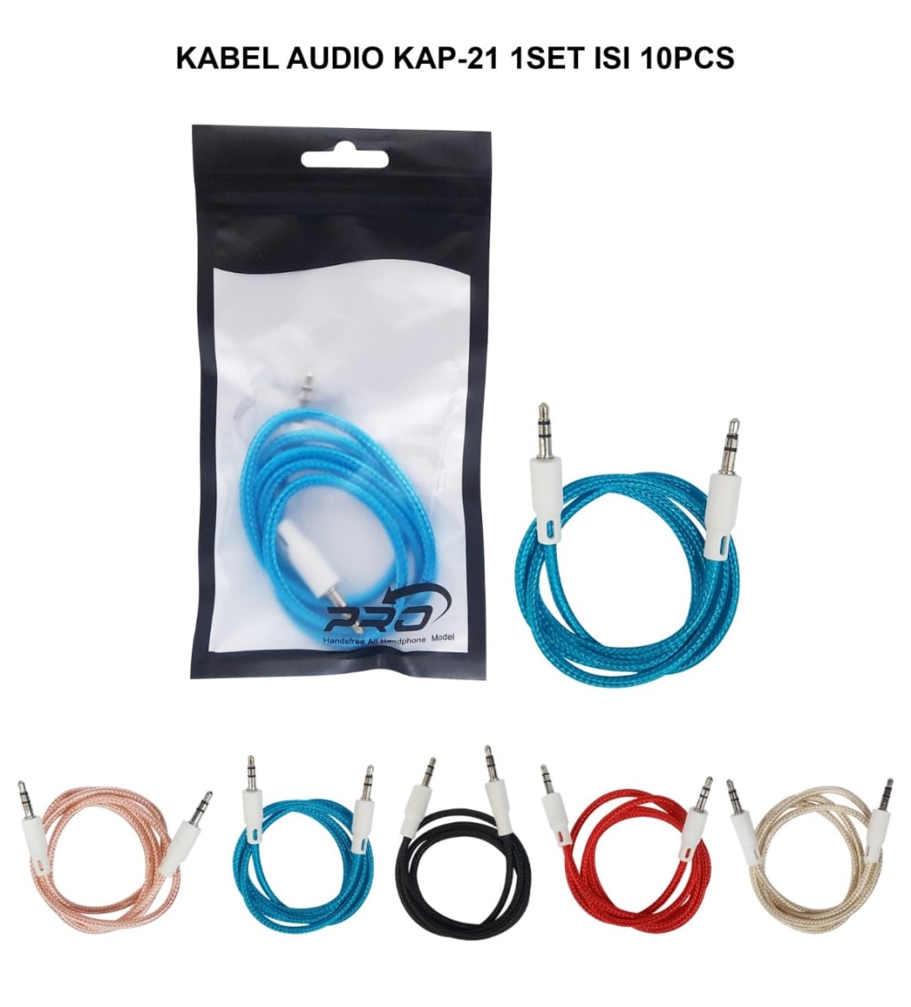 KABEL AUDIO AUX PRO TALI SEPATU KAP-21 di qeong.com