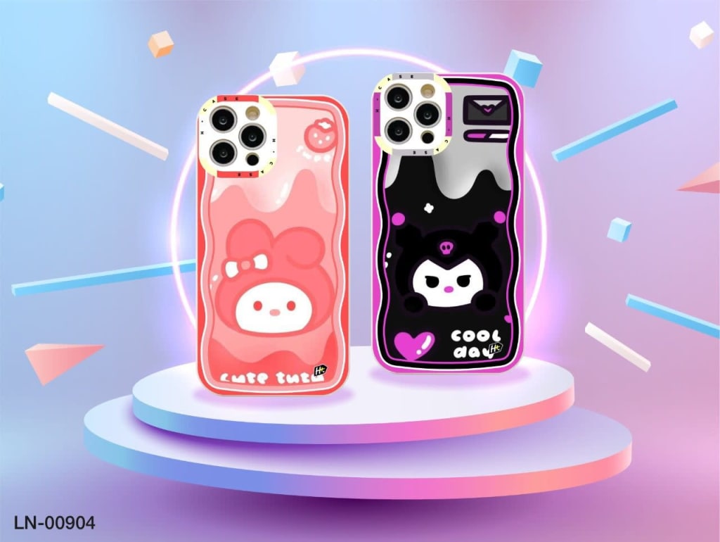 SOFTCASE PREMIUM WHITE NEW DESAIN WAVE CUTE FRIENDS PC di qeong.com