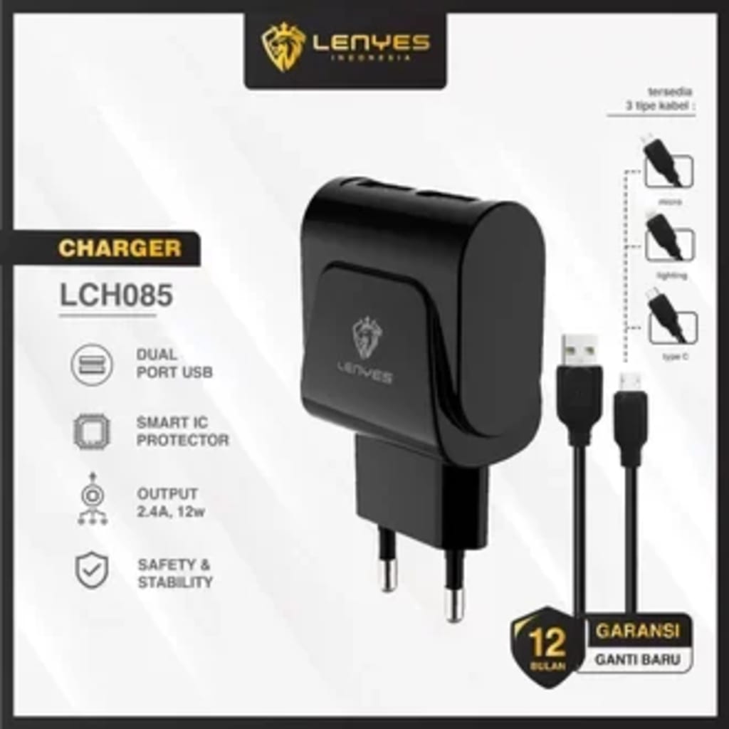 CHARGER LENYES LCH 085 ORIGINAL 12W di qeong.com