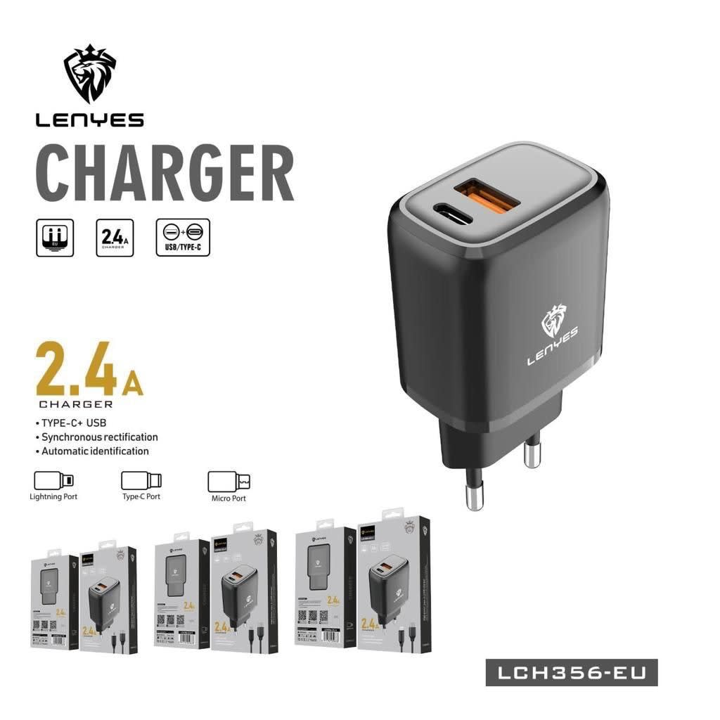 CHARGER LENYES LCH 356 REAL 2.4A di qeong.com