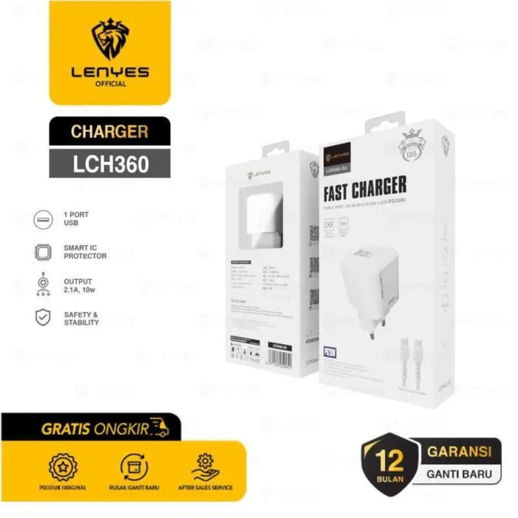 CHARGER LENYES LCH 360 PD 20W di qeong.com