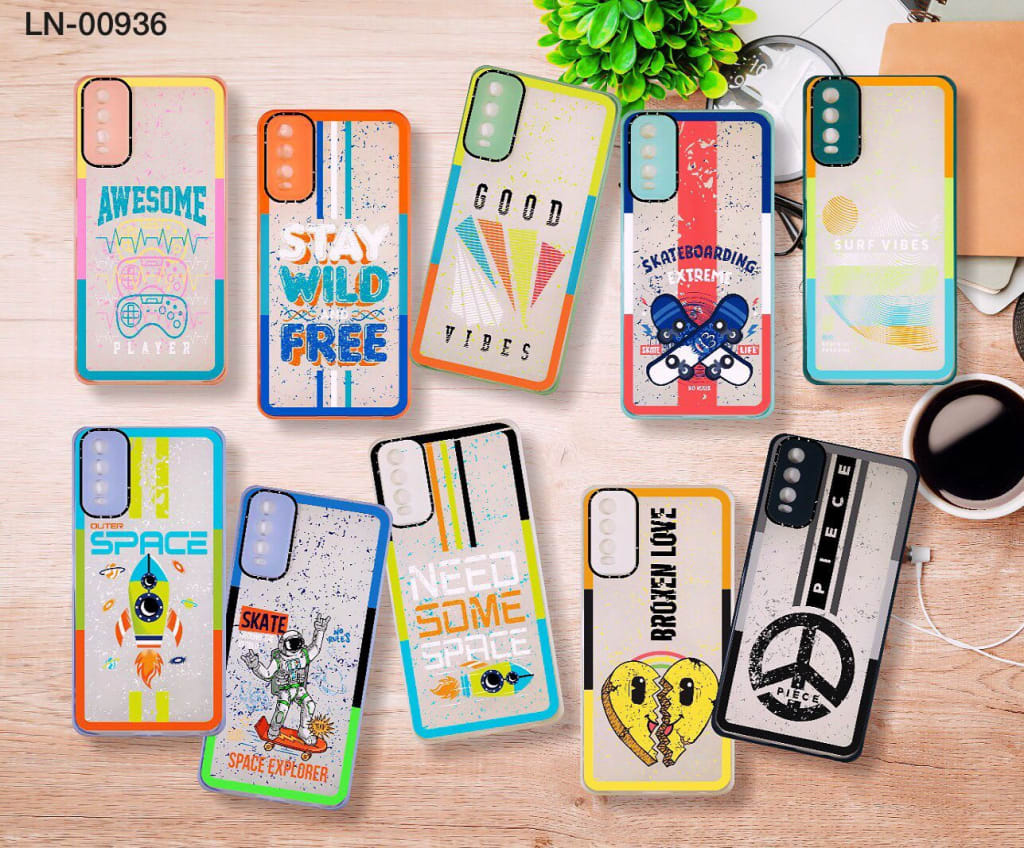 SOFTCASE BUMBER MACARON NEW COLOUR GOOD VIBES PC di qeong.com