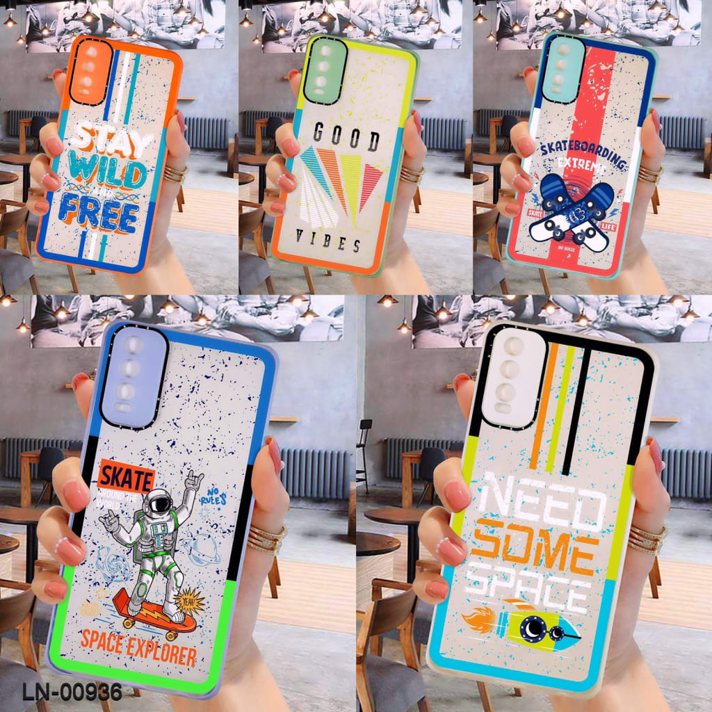 SOFTCASE BUMBER MACARON NEW COLOUR GOOD VIBES PC di qeong.com