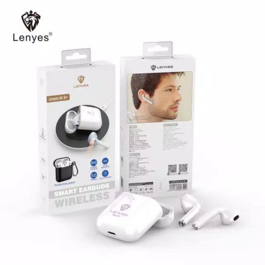 HEADSET BLUETOOTH LENYES AIR8+ di qeong.com