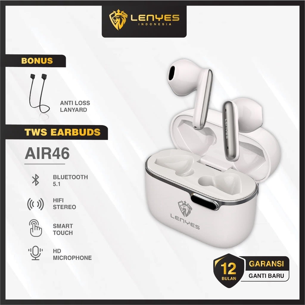 HEADSET BLUETOOTH LENYES AIR SERIES di qeong.com