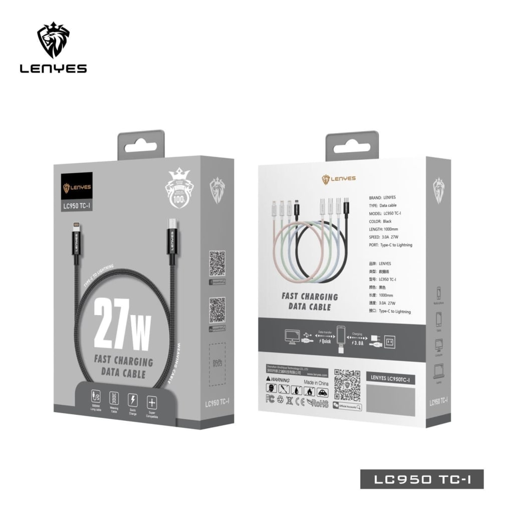 KABEL DATA LENYES LC- 950 FAST CHARGING di qeong.com