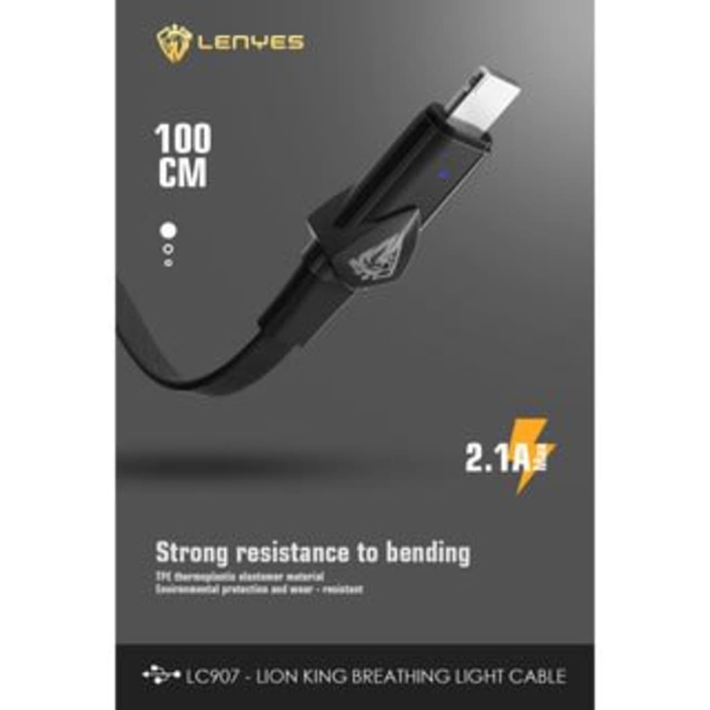 KABEL DATA LENYES LC-906V 2.1A FAST CHARGING di qeong.com