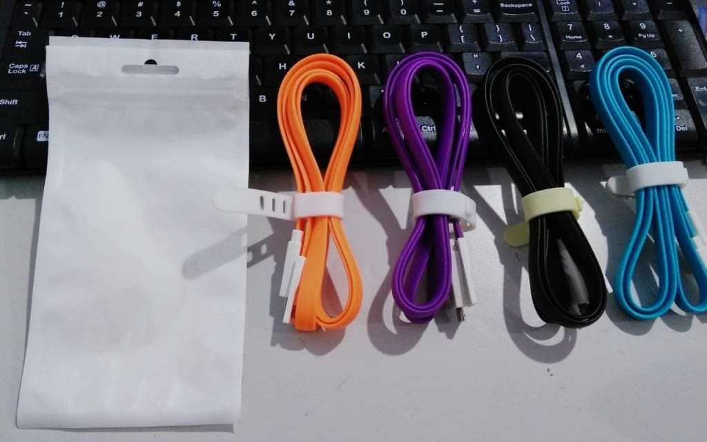 KABEL DATA GEPENG 1M MICRO/V8 di qeong.com