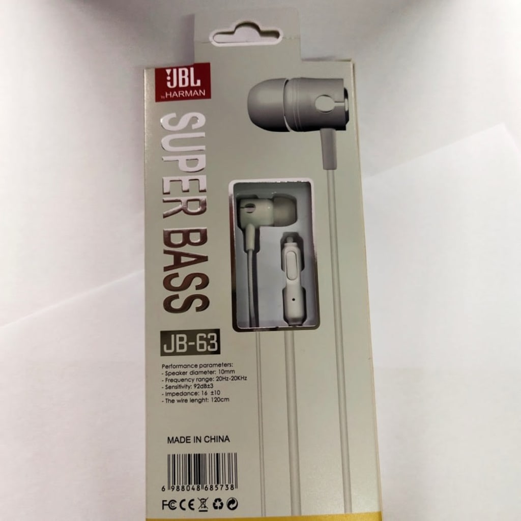 Hf Headset JB-63 HI-FI Stereo Earphone Super Bass Professional Sound di qeong.com