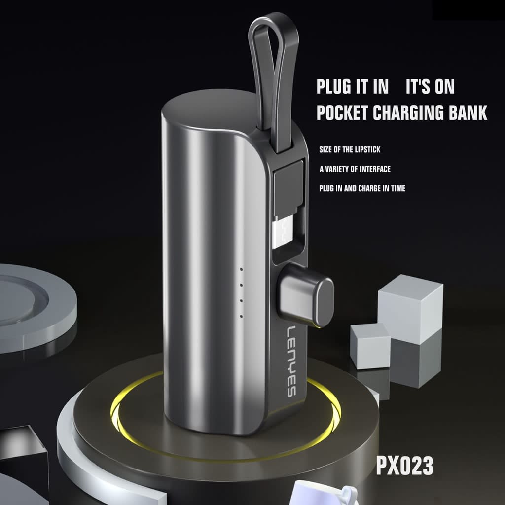 POWER BANK LENYES PX023 DAN PX024 di qeong.com