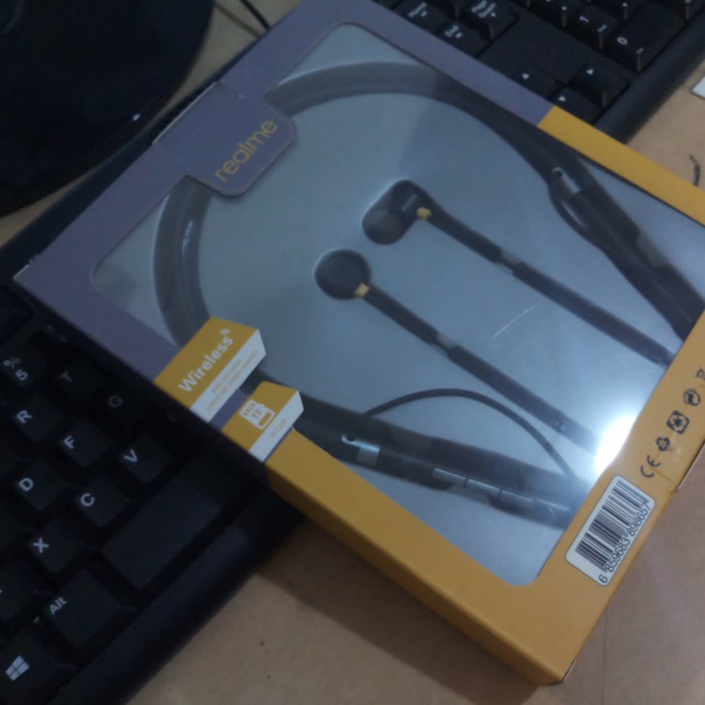 Headset Wireless 201BT Realme Sport Magnet Earphone Professional Sound di qeong.com