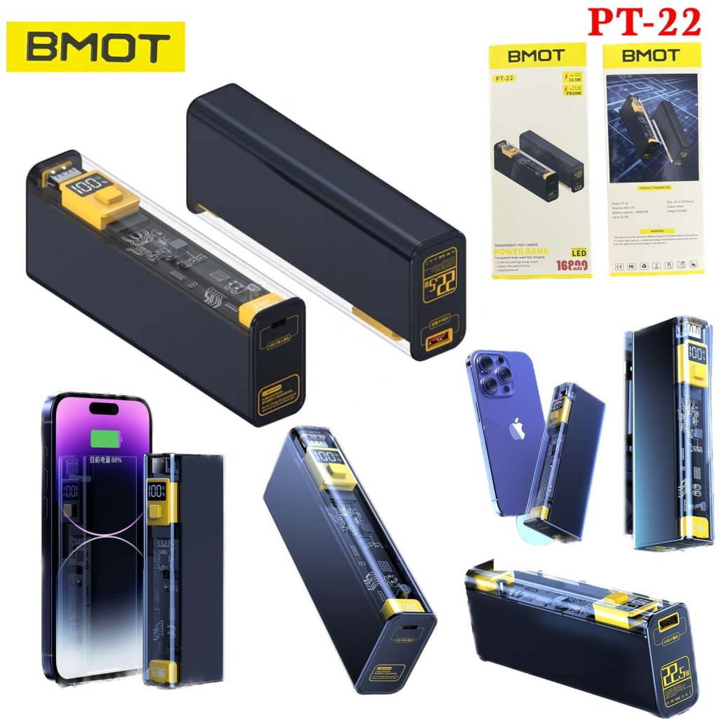 POWER BANK BMOT PT-22 16.800 MAH di qeong.com