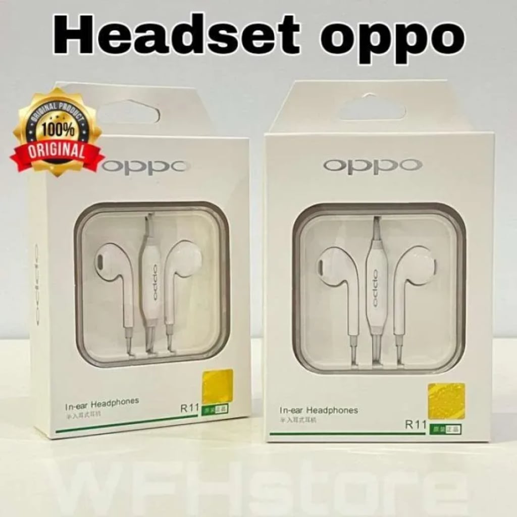 HEADSET OPPO RENO ORIGINAL 100% di qeong.com