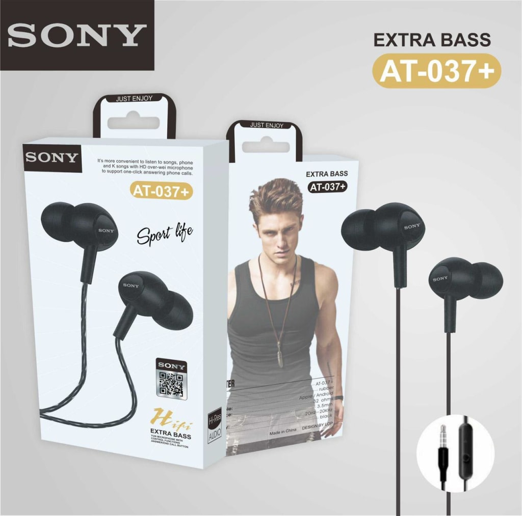 HEADSET SONY AT-037+ di qeong.com