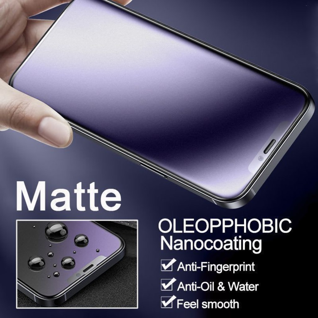 TEMPERED GLASS CERAMIC MATTE BLUE LIGHT di qeong.com