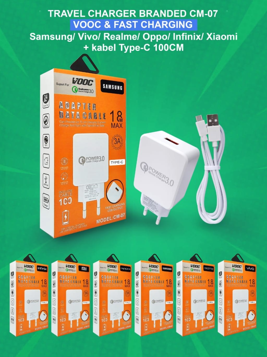 CHARGER BRANDED CM-07 TYPE C di qeong.com CHARGER BRANDED CM-07 TYPE C di qeong.com