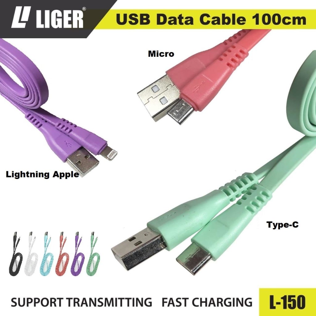 KABEL LIGER L-150 PER PCS FAST CHARGING di qeong.com