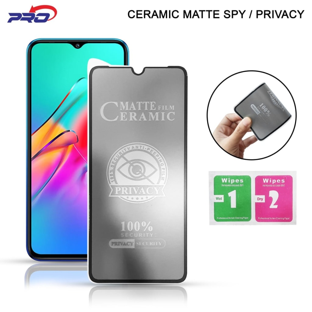 Temperglass Ceramic Matte Spy Privacy Non Pack Qeong 6894