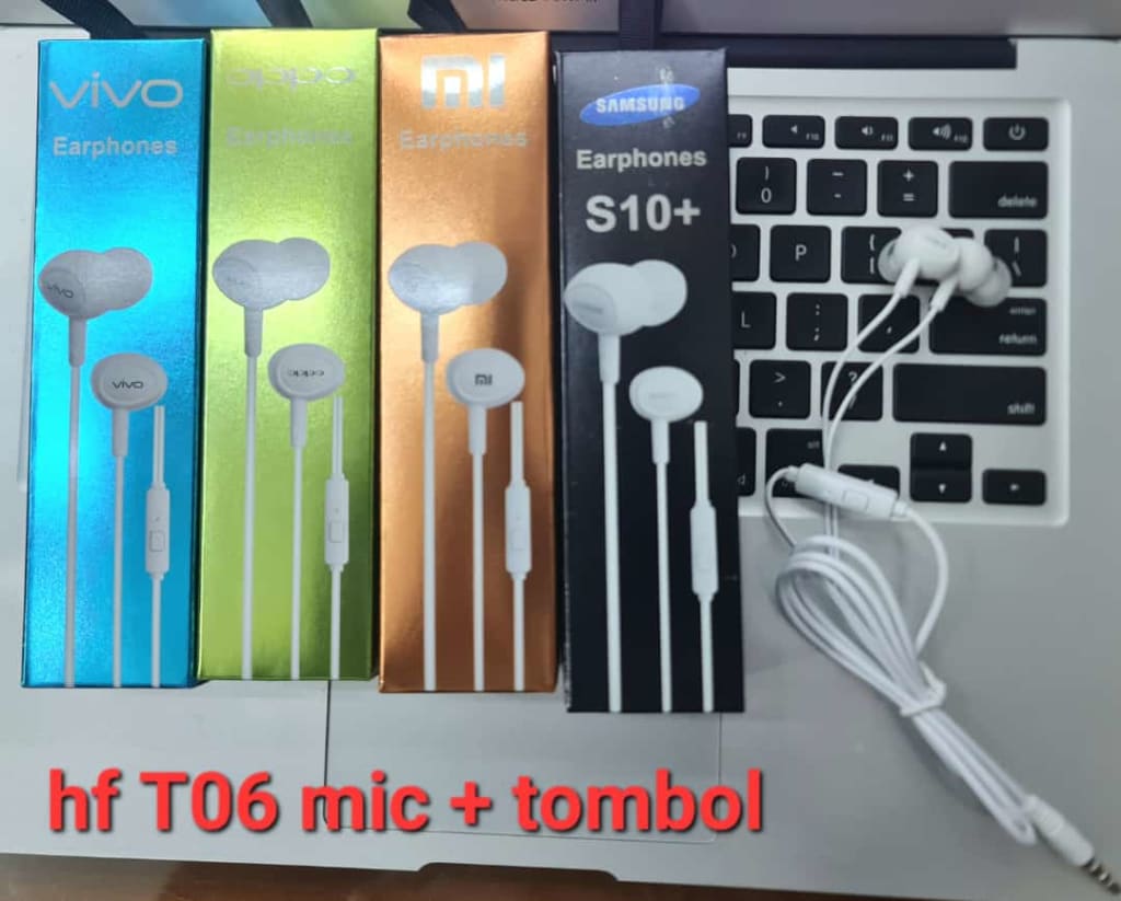 HANDSFREE MIC BRANDED T06 di qeong.com