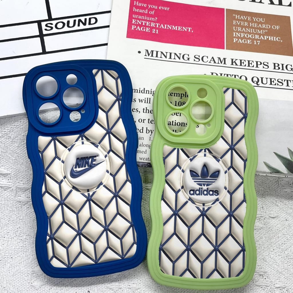 SOFTCASE WAVE DESIGN GEOMETRIC RUBBER di qeong.com