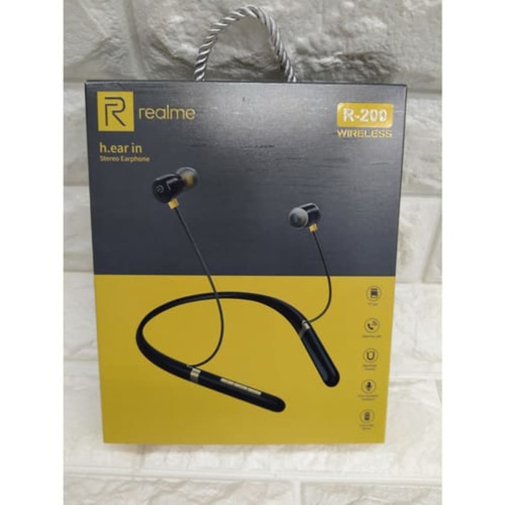 HANDFSREE BLUETOOTH REALME R200 di qeong.com