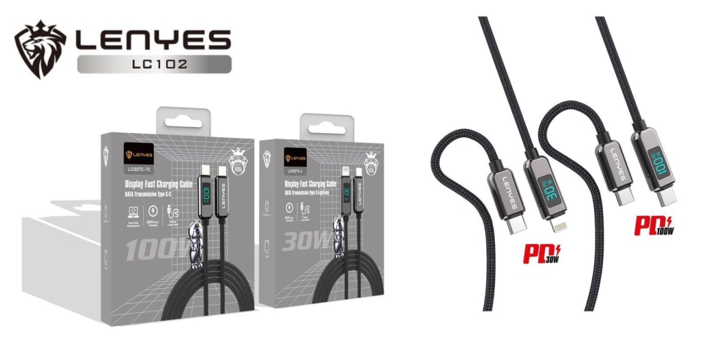 KABEL DATA LENYES LC- 102 FAST CHARGING di qeong.com