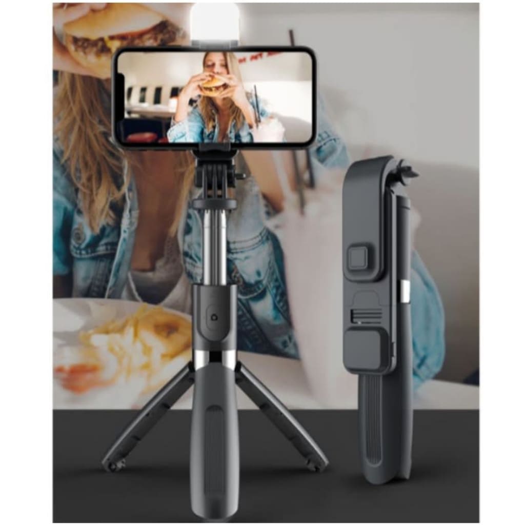 TRIPOD TONGSIS BLUETOOTH LAMPU 4 IN 1 JC-08S di qeong.com