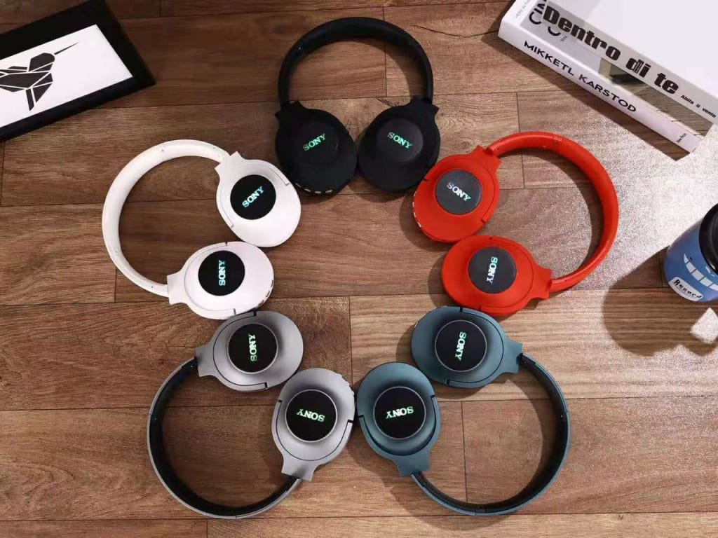 HEADPHONE BLUETOOTH SONY YX 34 LIGHT LED di qeong.com