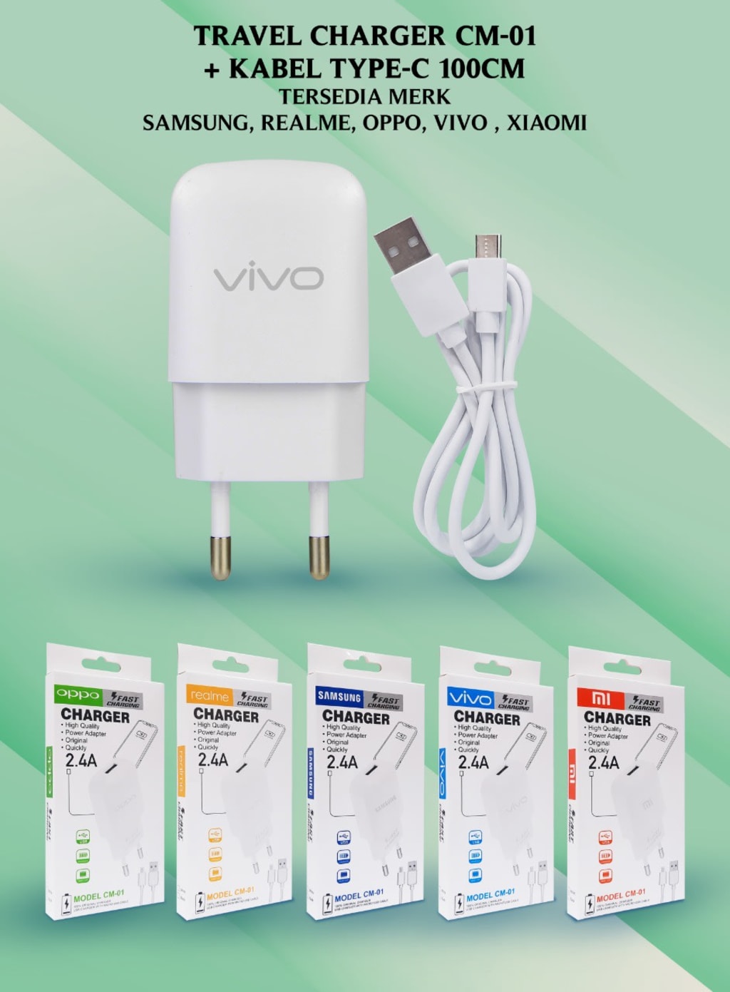 CHARGER BRAND CM-01 OROGINAL (PRO) TYPE C di qeong.com CHARGER BRAND CM-01 OROGINAL (PRO) TYPE C di qeong.com