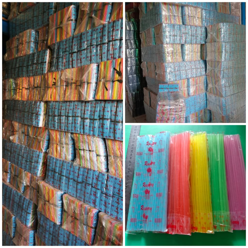 Sedotan plastik sablon merek raspberry di qeong.com Sedotan plastik sablon merek raspberry di qeong.com