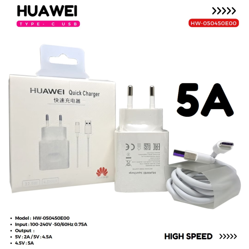 CHARGER HUAWEI SUPER CHARGE TYPE C ORIGINAL 100% di qeong.com