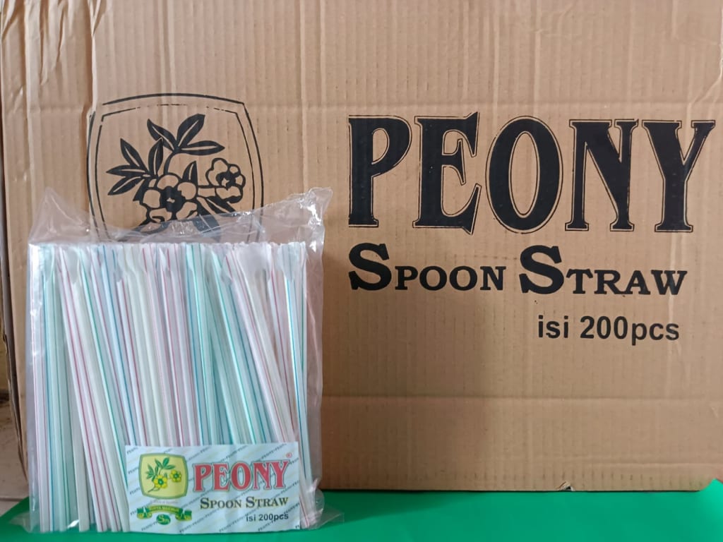Sedotan spoon/sendok merek peony di qeong.com Sedotan spoon/sendok merek peony di qeong.com