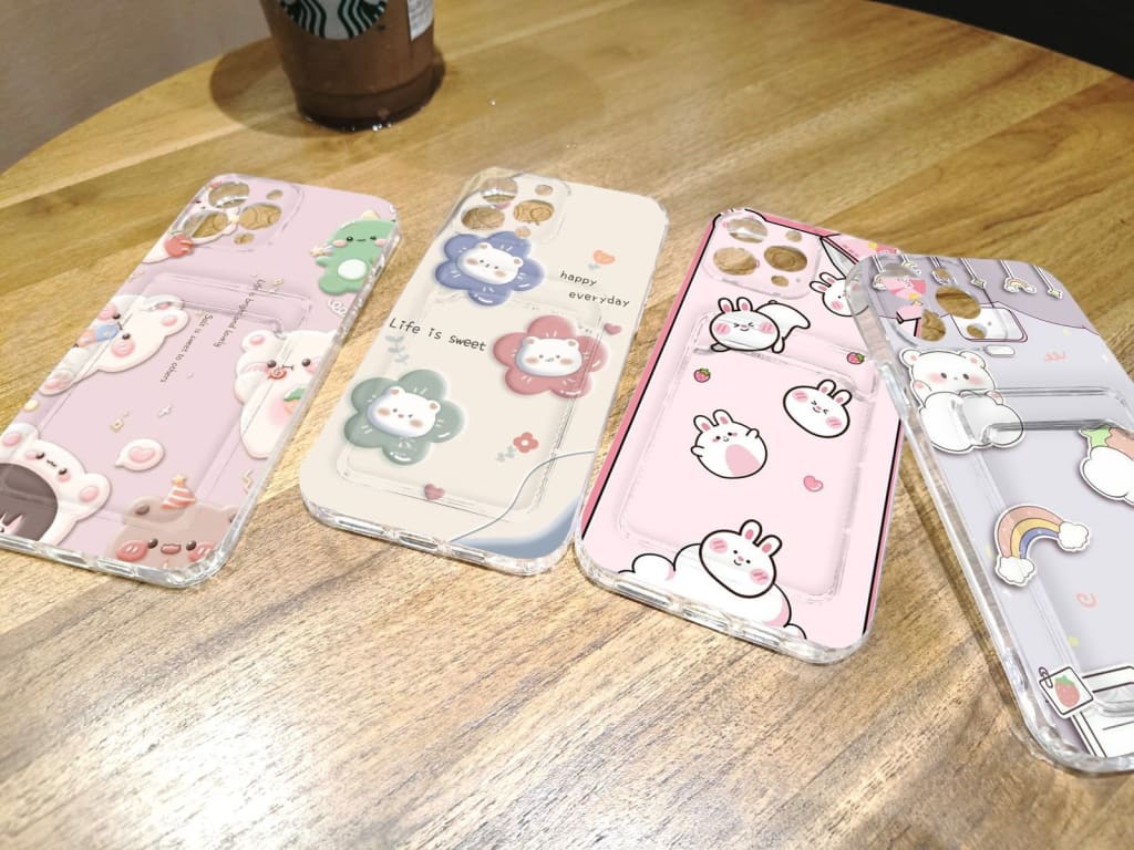 SOFTCASE CLEAR SLOT CARD LAUGH KITTY PROTECT CAMERA di qeong.com