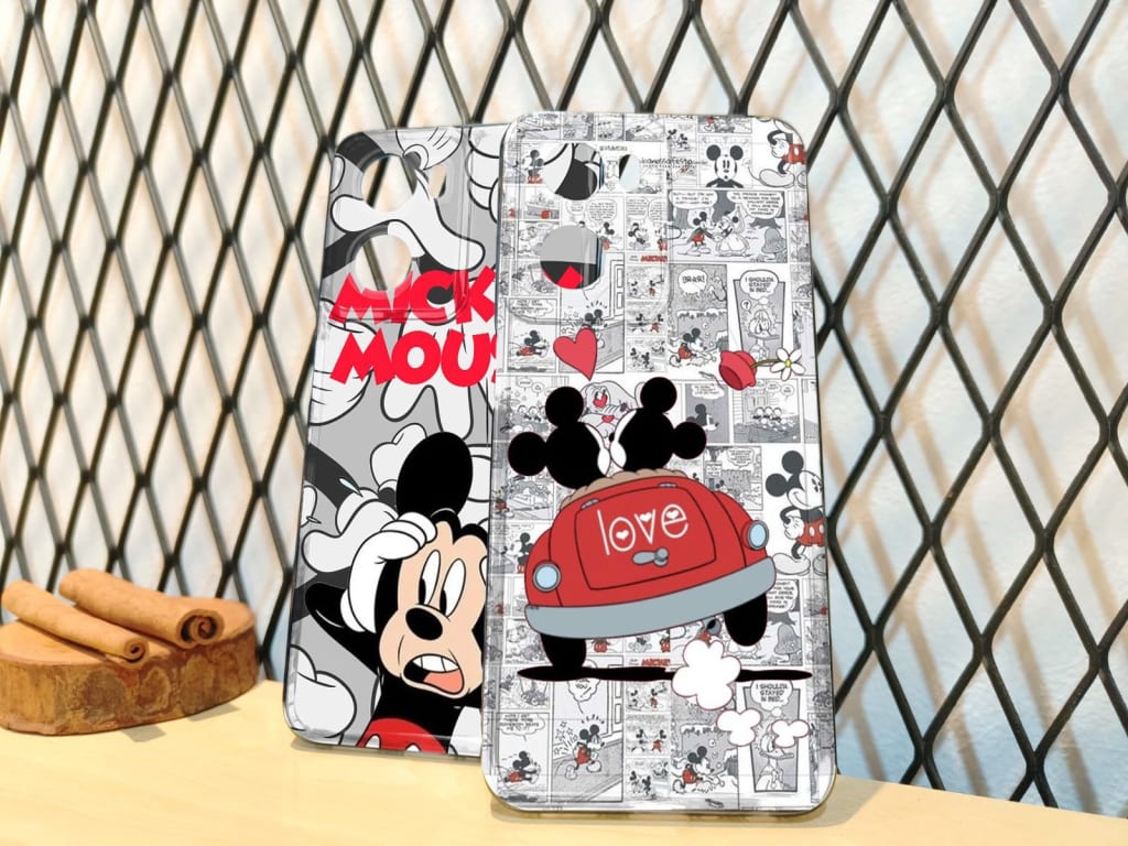 SOFTCASE COLOUR GLOSSY BIG EYE MAGIC MICKEY MOUSE di qeong.com