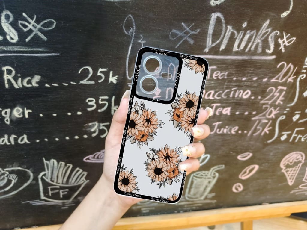 SOFTCASE CLEAR CASE PROTECT CAMERA FLOWER HAZY di qeong.com