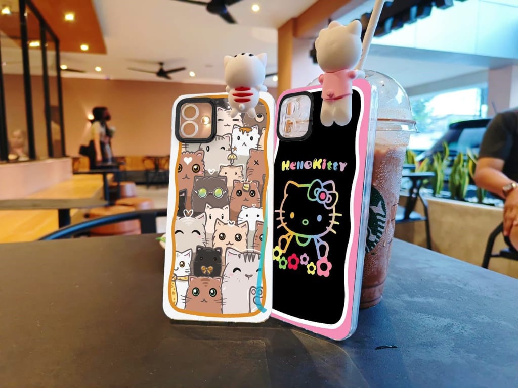 SOFTCASE PREMIUM CLEAR HELLO HAPPY 3D BONEKA INTIP PC di qeong.com