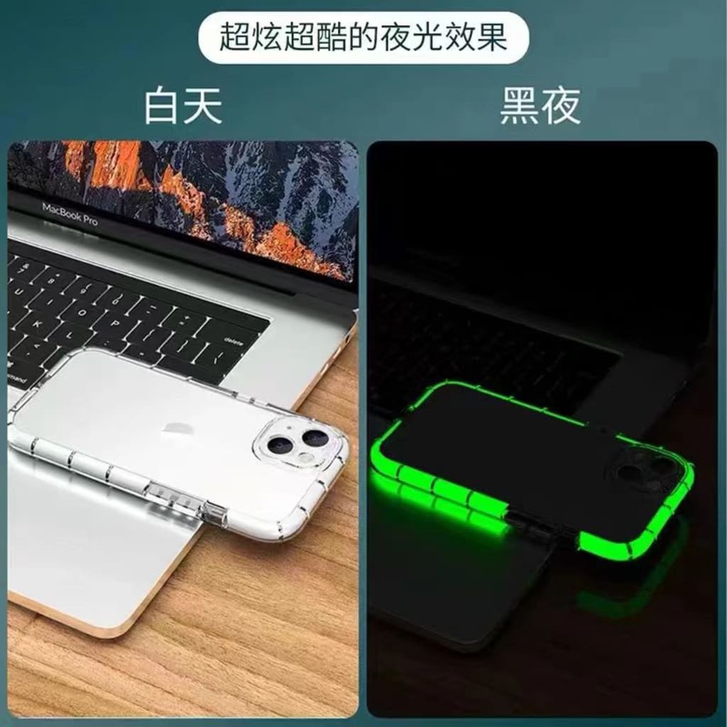 CASE PASTEL BUMPER GLOW IN DARK di qeong.com