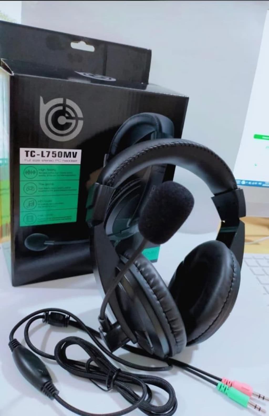 HEADPHONE GAMING TC-L750MV di qeong.com