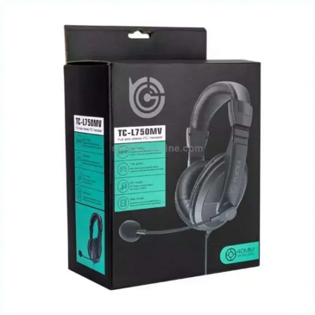 HEADPHONE GAMING TC-L750MV di qeong.com