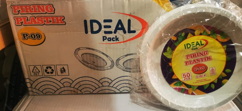 PIRING PLASTIK IDEAL PACK di qeong.com PIRING PLASTIK IDEAL PACK di qeong.com