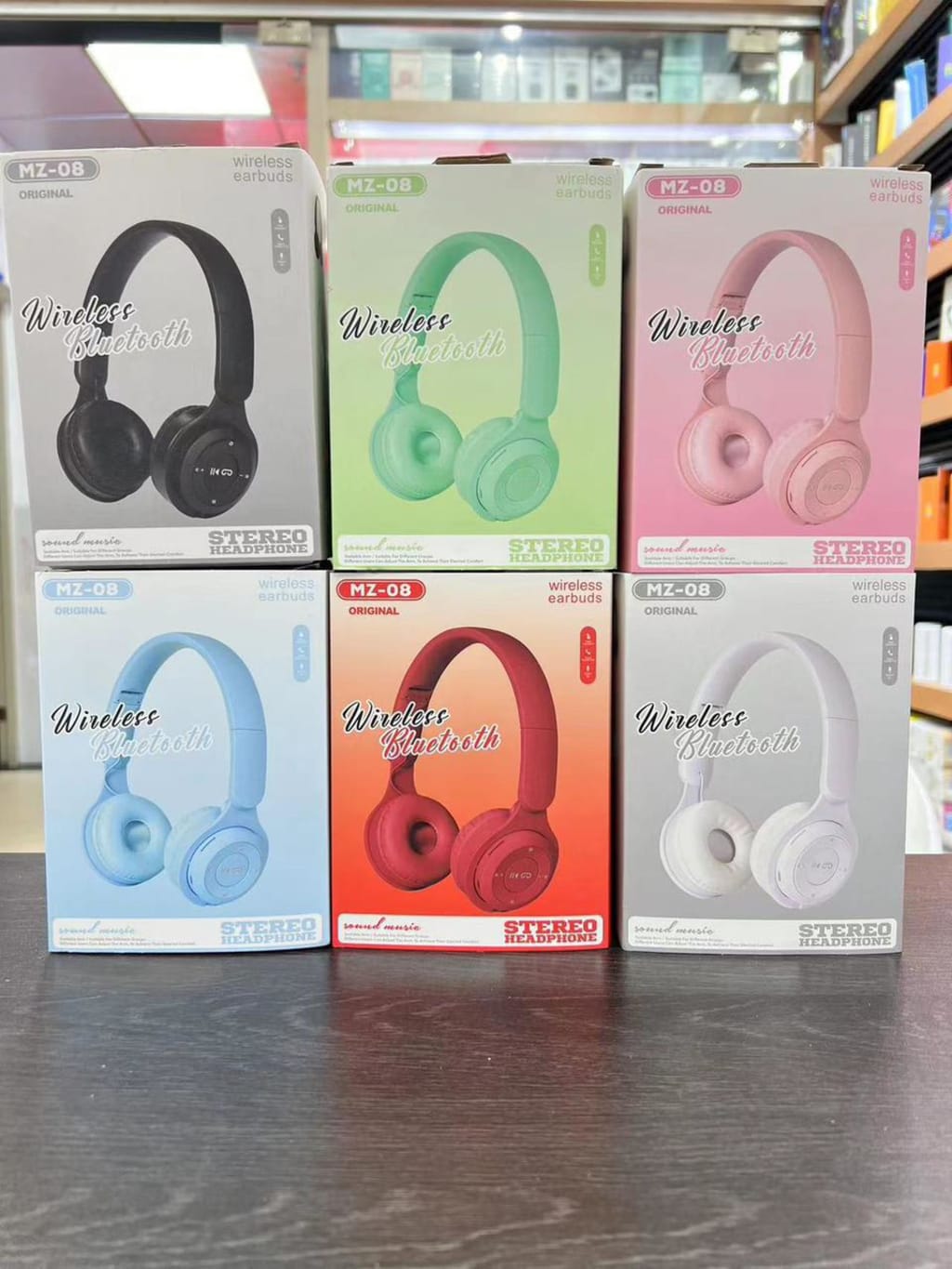 HEADPHONE BLUETOOTH BANDO MZ-08 di qeong.com