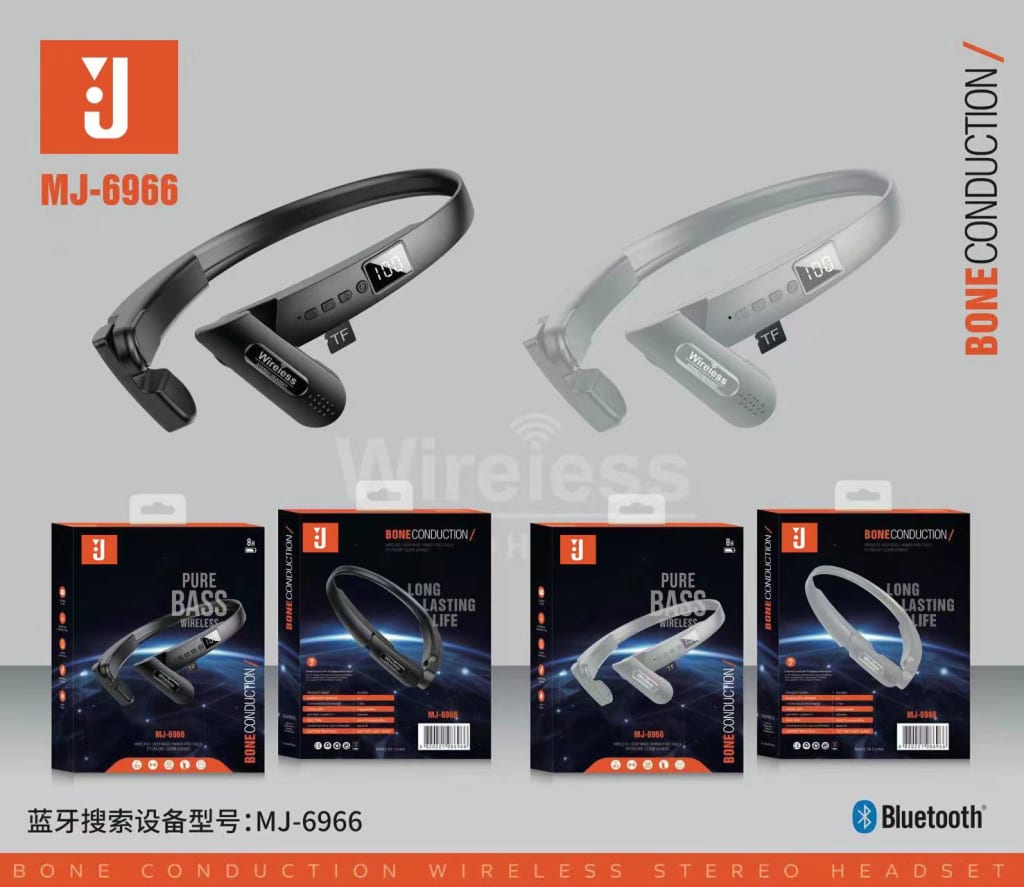 HEADSET BLUETOOTH MJ-6966 di qeong.com