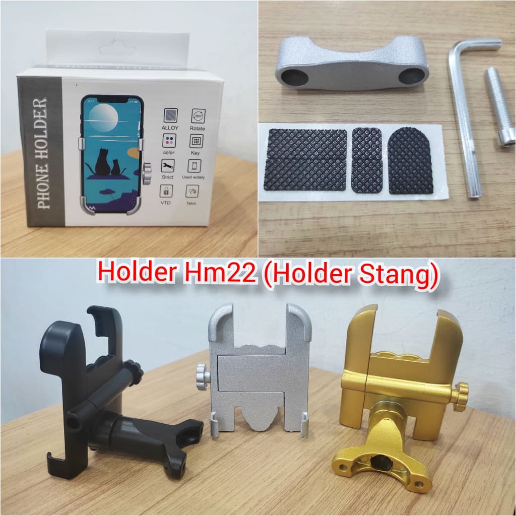 HOLDER STANG ALUMUNIUM HM22 di qeong.com