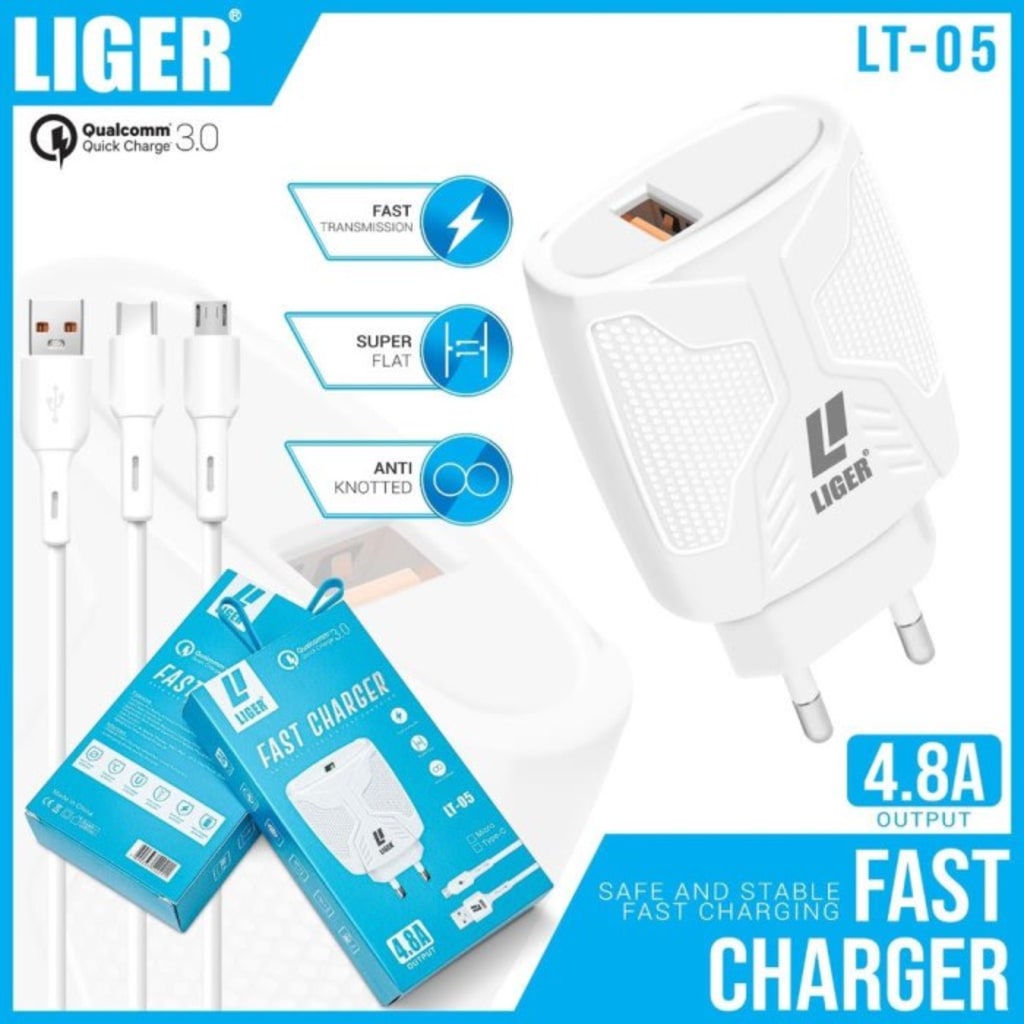 CHARGER LIGER L-T05 FAST CHARGING di qeong.com