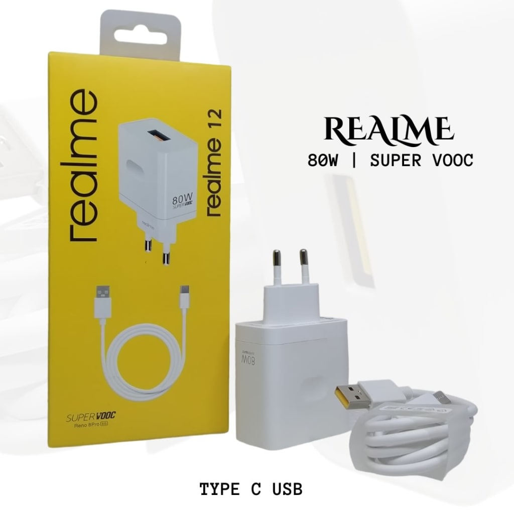 CHARGER REALME 80W SUPERDART ORI 99% di qeong.com