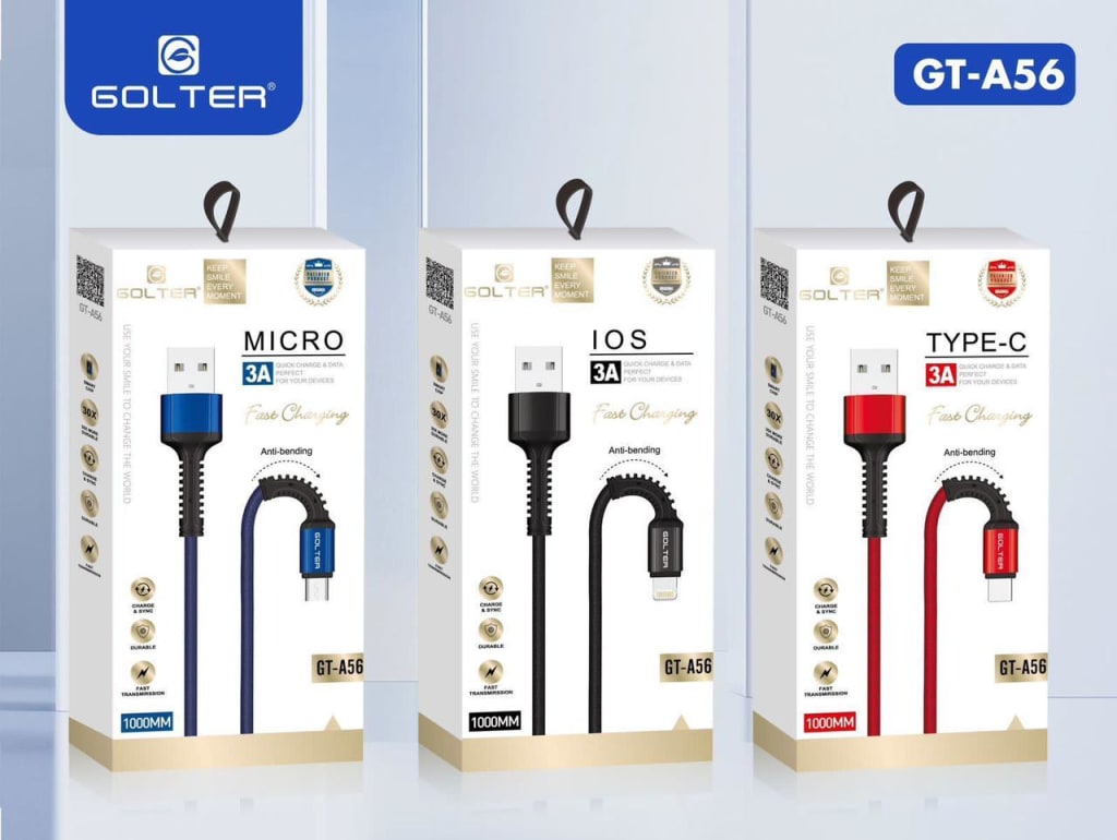 KABEL DATA PREMIUM GOLTER GT-A56 5A di qeong.com