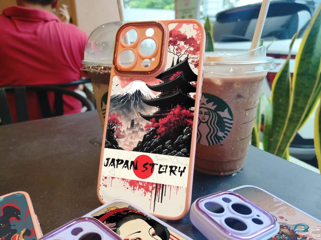 TPU STICK IT PHONE CASE JAPAN STORY di qeong.com