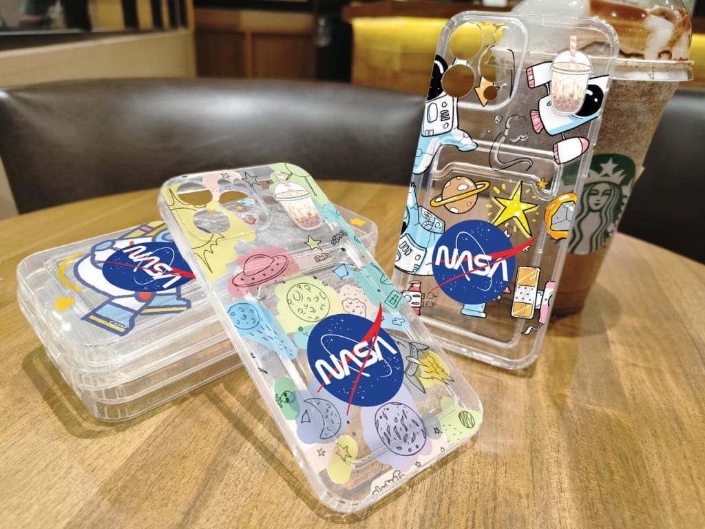 TPU CLEAR CASE SLOT CARD PROTECT CAMERA NASA FUN di qeong.com