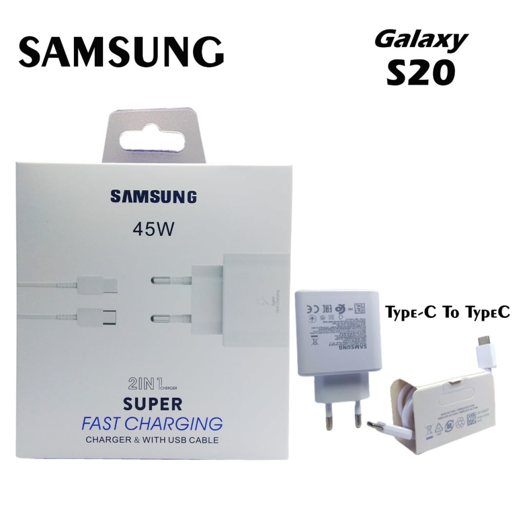 CHARGER SAMSUNG S20 45W 99% di qeong.com