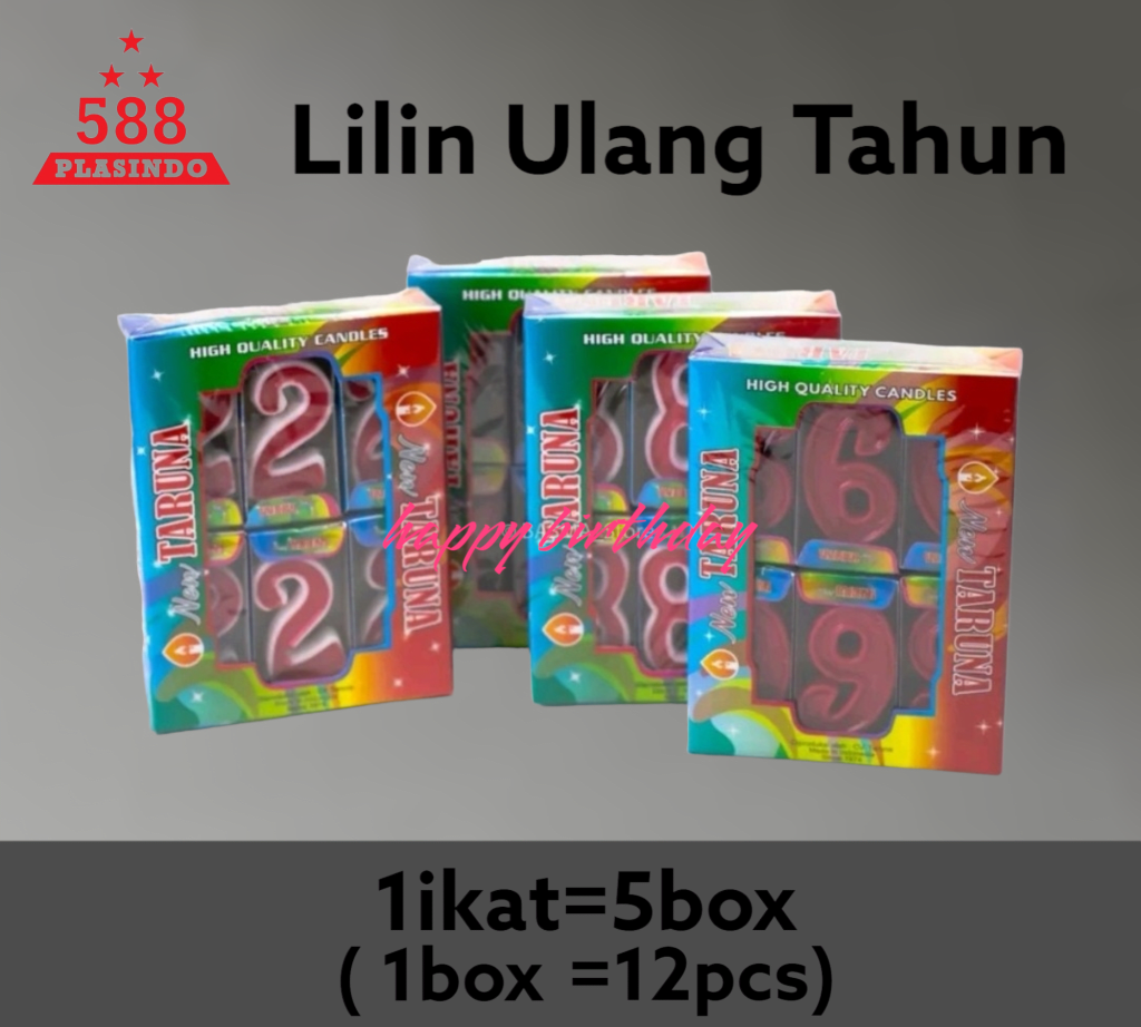 Lilin angka TARUNA di qeong.com